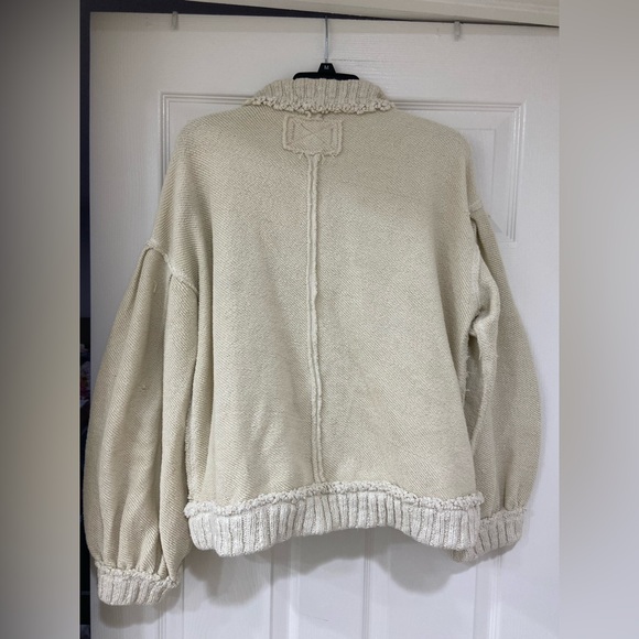 NEW We The Free Cream Cozy Cardigan - Cute in This Cardi in Tea - Picture 9 of 10